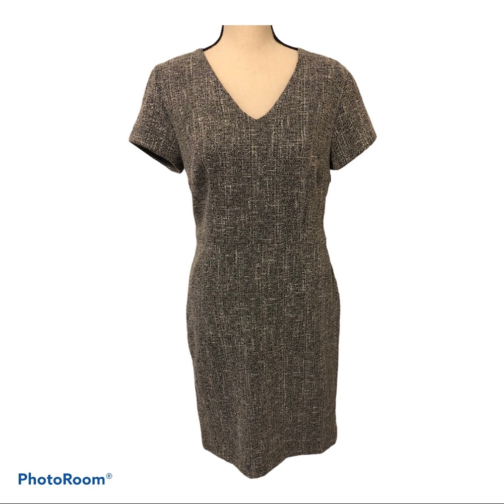 Banana Republic Gray Midi Dress